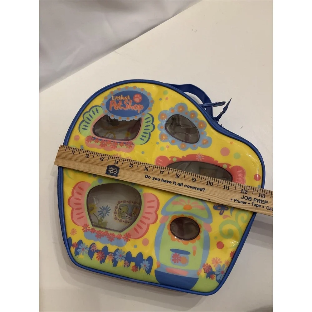 VTG LPS Littlest Pet Shop 2007 Zipper Carry Case House
